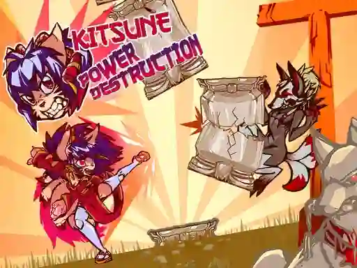 Lojë Kitsune power destruction në internet