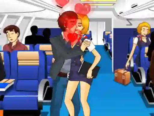 Lojë Air Hostess Kissing në internet