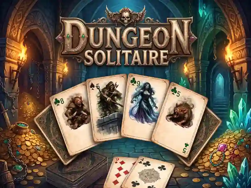 Lojë Dungeon Solitaire në internet