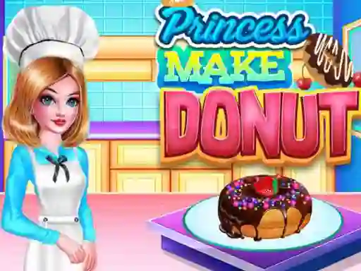 Lojë Princess Make Donut në internet