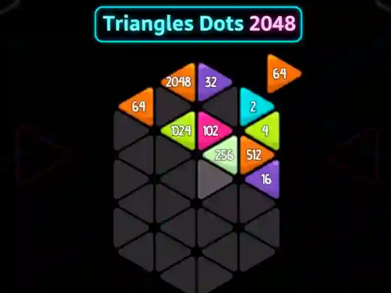 Lojë Triangles Dots 2048 në internet