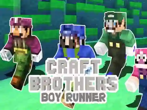 Lojë Craft Bros Boy Runner në internet