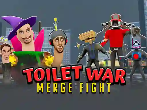 Lojë Toilet War: Merge Skibidi në internet
