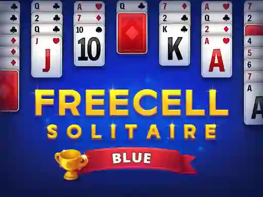 Lojë Freecell Solitaire Blue në internet