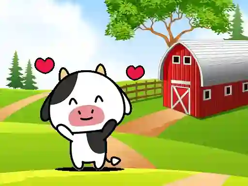 Lojë Cartoon Farm Spot The Difference në internet