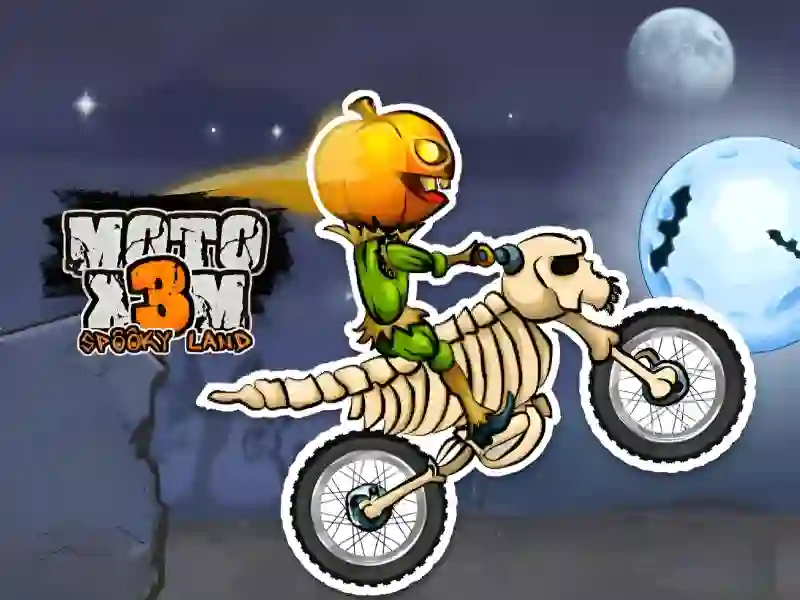 Lojë Moto X3M Spooky Land në internet
