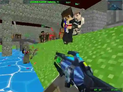 Lojë GunGame Paintball Wars në internet