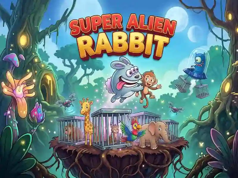 Lojë Super Alien Rabbit në internet