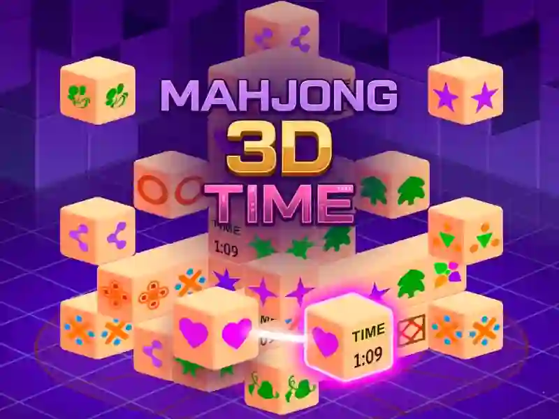 Lojë Mahjong 3D Time në internet