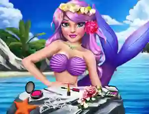 Lojë Princess Mermaid Makeup Style në internet