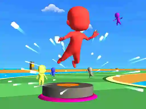 Lojë Bouncy Race 3d në internet
