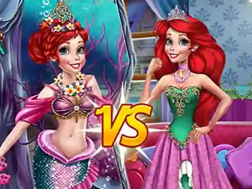Lojë Mermaid vs Princess në internet