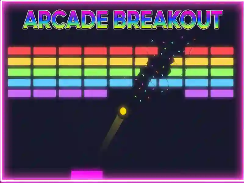 Lojë Arcade Breakout në internet