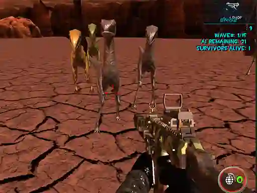 Lojë Dinosaurs Survival Active Vulcan në internet