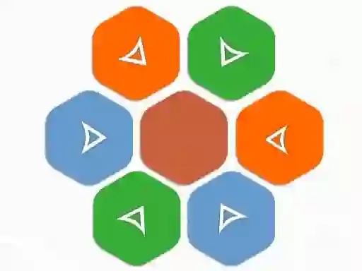 Lojë Hexa match në internet