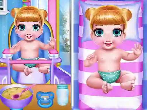 Lojë Princess New Born Twins Baby Care në internet