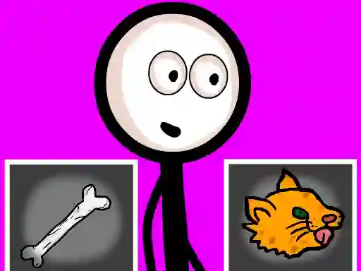 Lojë Stickman Choosing actions në internet
