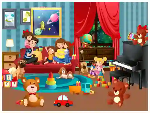 Lojë Hidden Toys në internet