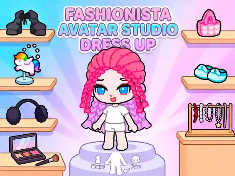 Lojë Fashionista Avatar Studio Dress Up në internet