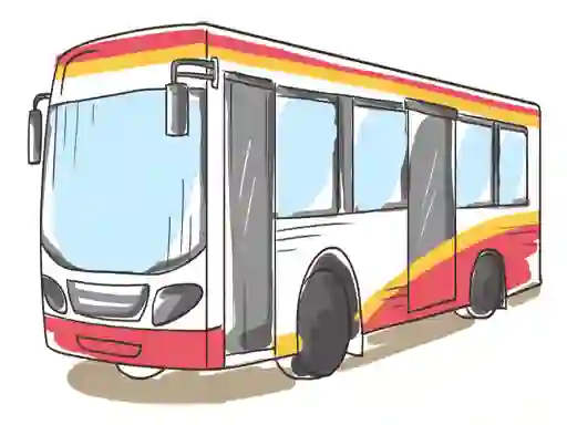 Lojë Cartoon Bus Slide në internet