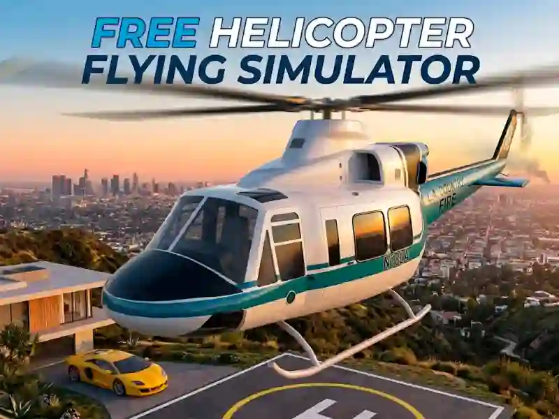 Lojë Free Helicopter Flying Simulator në internet