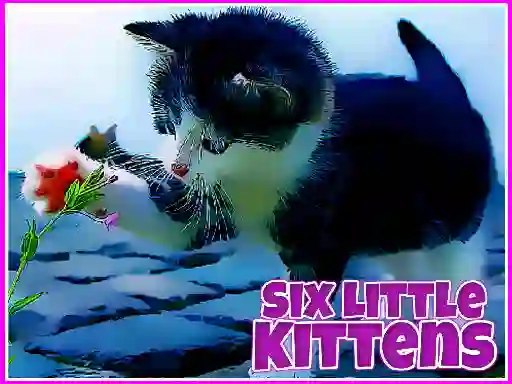 Lojë Six Little Kittens në internet