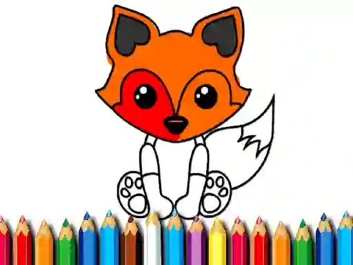 Lojë Fox Coloring Book në internet