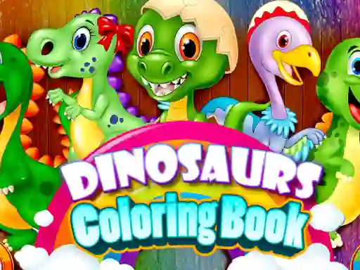 Lojë Dinosaurs Coloring Book në internet