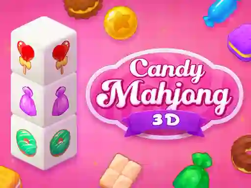 Lojë Candy Mahjong 3D në internet