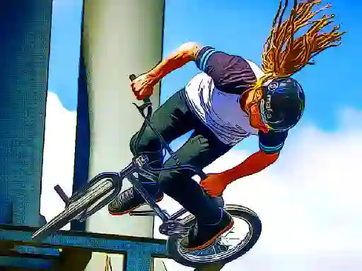 Lojë bmx bikes jigsaw në internet