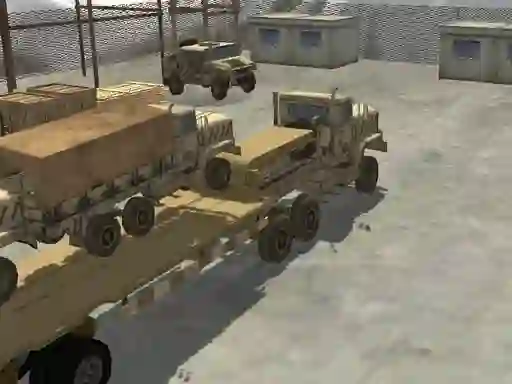 Lojë Transport Army vehicle truck driving në internet