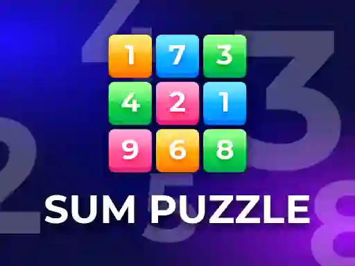 Lojë Sum Puzzle: Arithmetic në internet