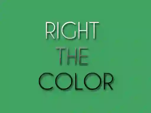 Lojë Right the Color në internet