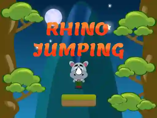 Lojë Rhino Jumping në internet