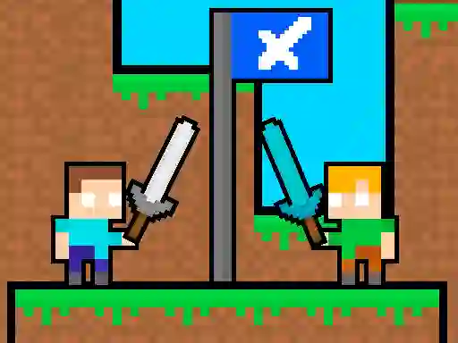 Lojë Friends Battle Swords Drawn në internet