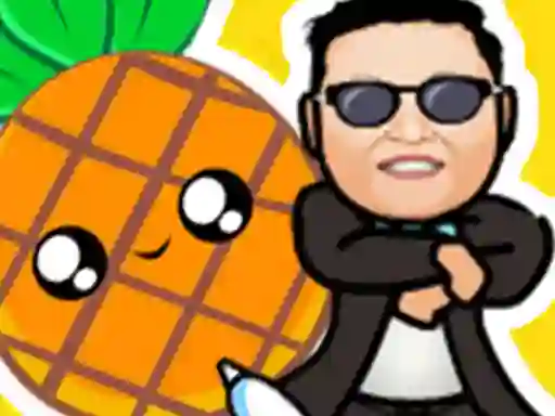 Lojë Pineapple and pen vs gangnam style në internet