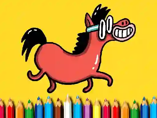 Lojë Back To School: Pony Coloring Book në internet