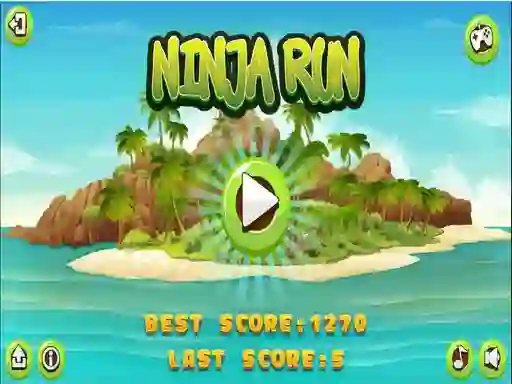 Lojë Ninja Run në internet