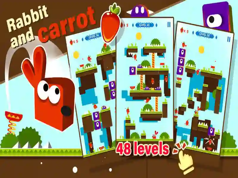 Lojë Rabbit & Carrot në internet