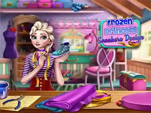 Lojë Frozen Princess Sneakers Design në internet