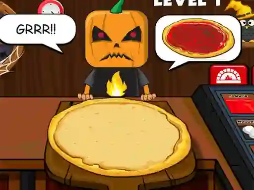 Lojë Halloween Pizzeria në internet