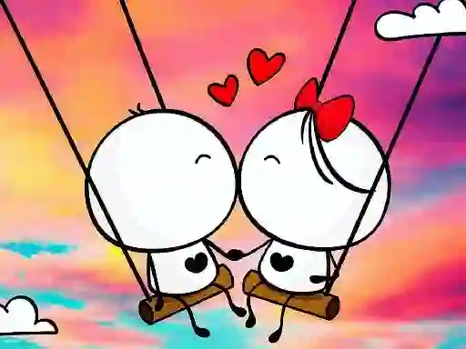Lojë Spot The Differences Happy Valentines Day në internet