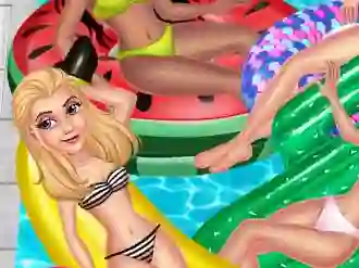 Lojë Princess Pool Party Floats në internet