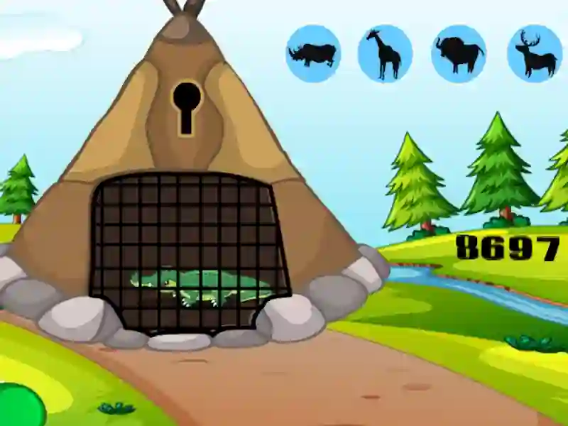 Lojë Croc Key Quest në internet