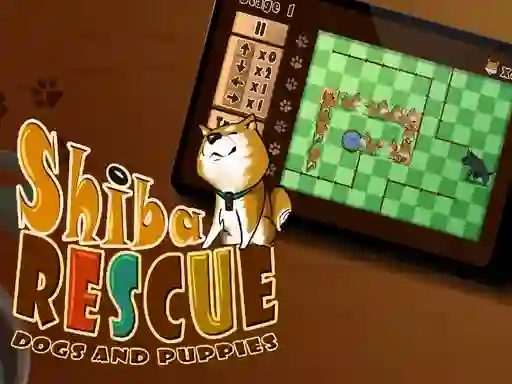 Lojë Shiba rescue : dogs and puppies në internet
