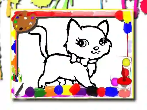 Lojë Sweet Cats Coloring në internet