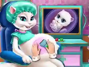 Lojë Kitty Pregnant Check-up në internet