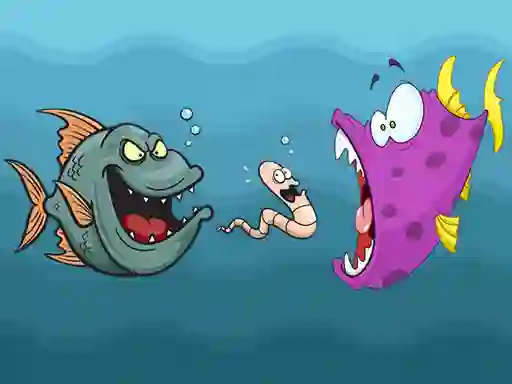Lojë Angry Fish Coloring në internet