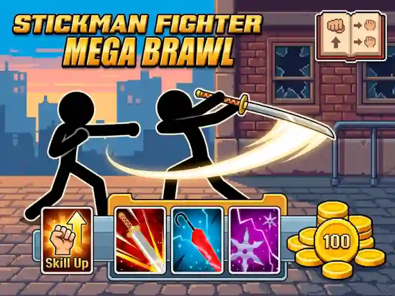 Lojë Stickman Fighter Mega Brawl në internet
