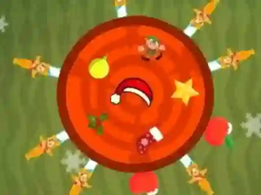 Lojë Christmas Knife Hit në internet